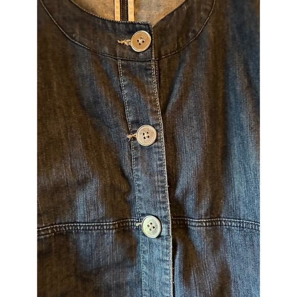 Cato Jacket Ladies 26/28W Denim 3/4 Sleeve Light Weight - Picture 4 of 15